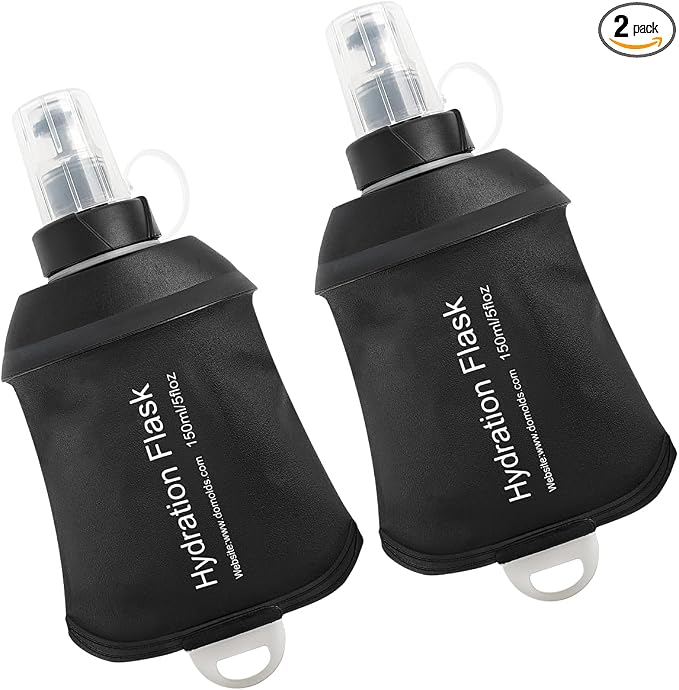WILDREEDS 150ml Soft Flask, TPU Collapsible Soft Water Bottle by WILDREEDS