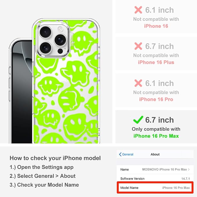 MOSNOVO Case for iPhone 16 Pro Max - Image 2