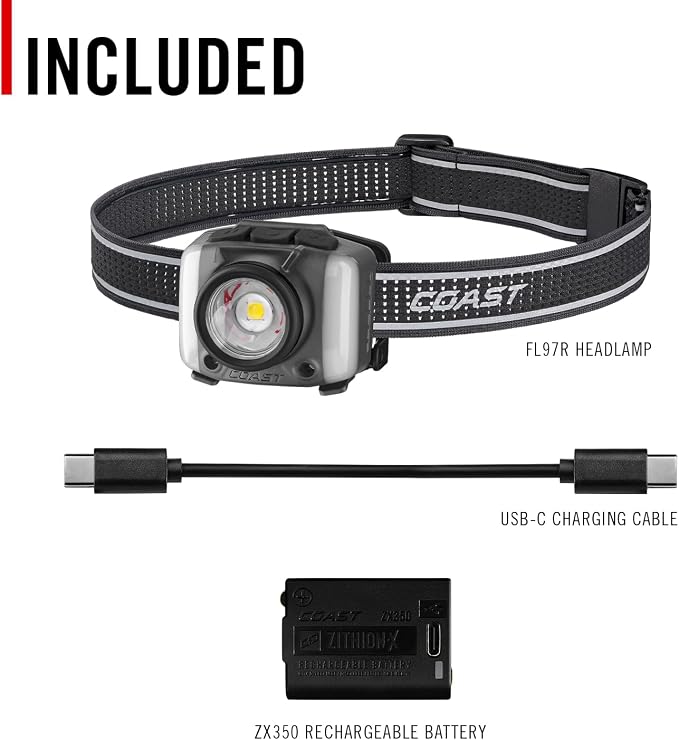 Coast FL97R Voice-Controlled 1200 Lumen Rechargeable LED Headlamp - Image 11