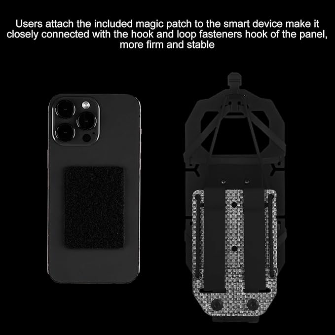 90 Degree Rotataion Tactical Plate Carrier Vest Attachments Universal Phone - Image 5