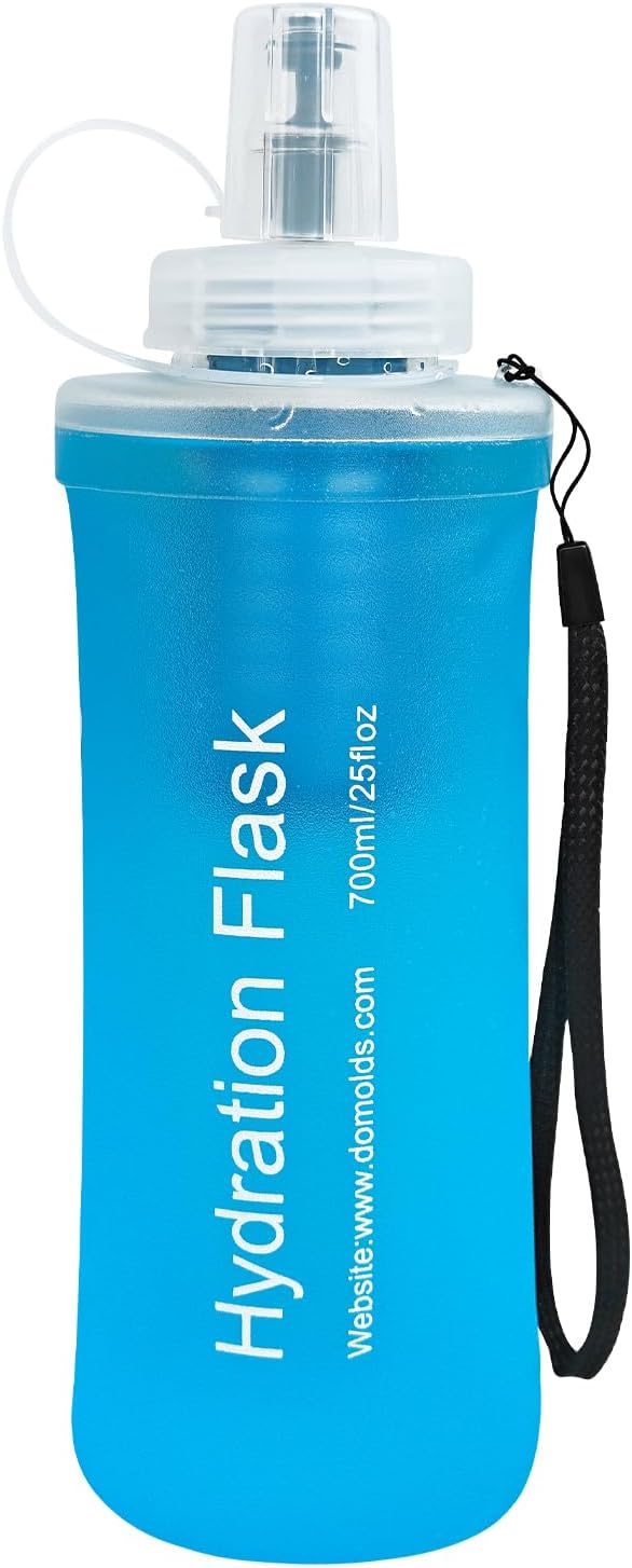 GUYI 700ml Collapsible Water Filter Bottle, Removes Impurities, BPA Free by GUYI