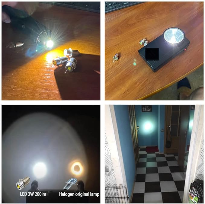 P13.5S PR2 LED Bulb Flashlight Replacement Led Conversion kit 2D 3D 4d Cell - Image 4
