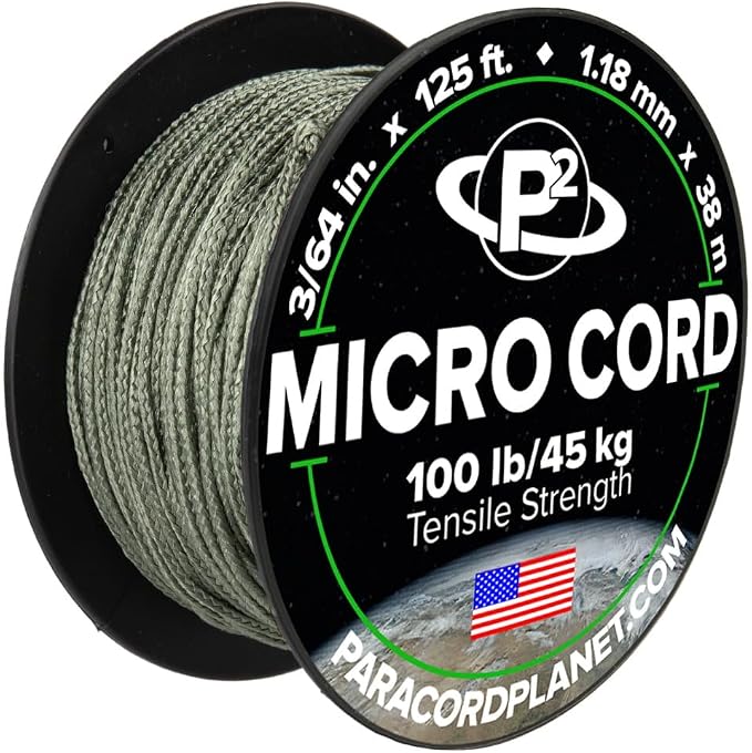 Paracord Planet Micro Paracord – Thin Braided Cord by ParacordPlanet