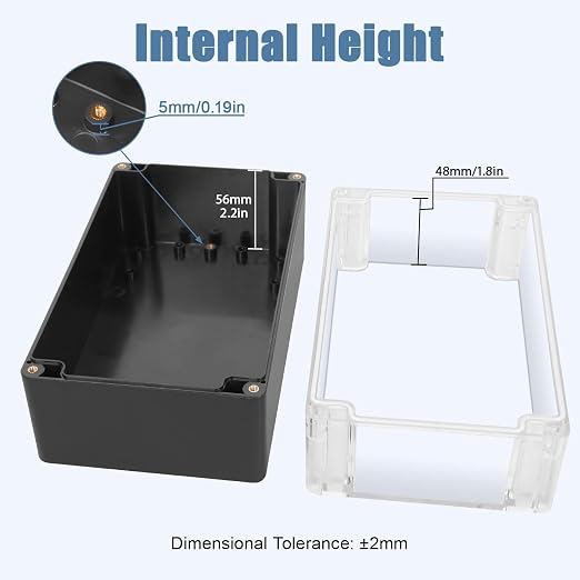 LeMotech Electrical Box Clear Cover Project Box IP65 Waterproof Junction Box - Image 3
