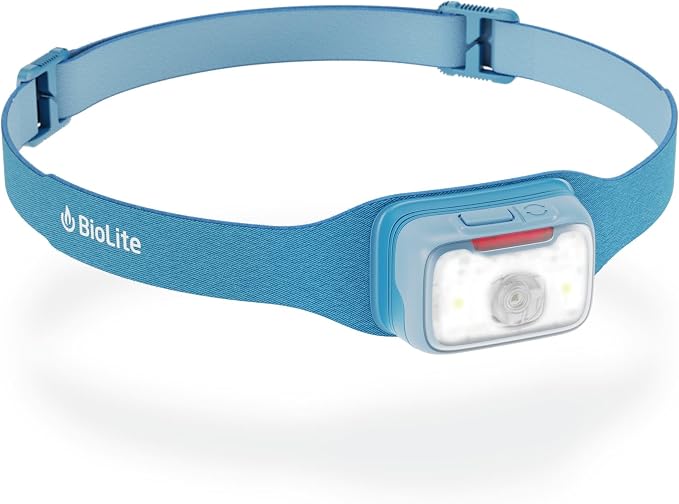 BioLite Range 500 Waterproof, Fast-Charging Rechargeable Headlamp, Slate Blue by BioLite