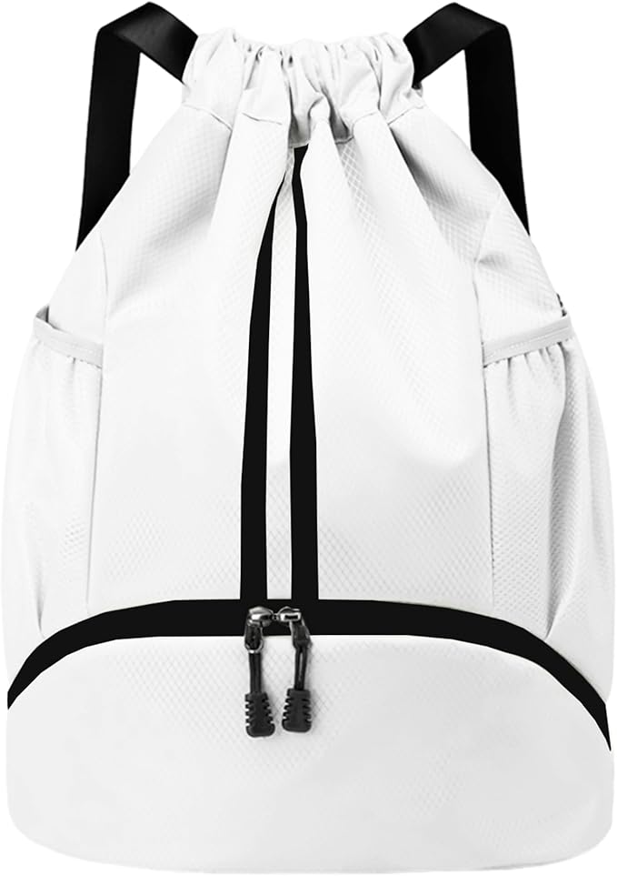 JELUTAR Drawstring Backpack Gym Bag by JELUTAR