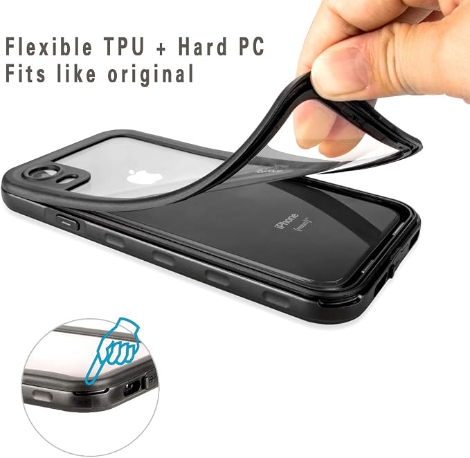 Compatible with Apple iPhone XR Case, Full-Body Protective Waterproof Case - Image 2