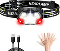 Lsnisni 9 LED Headlamp Rechargeable, 2000 Lumen Super Bright 10 Modes Motion by Lsnisni