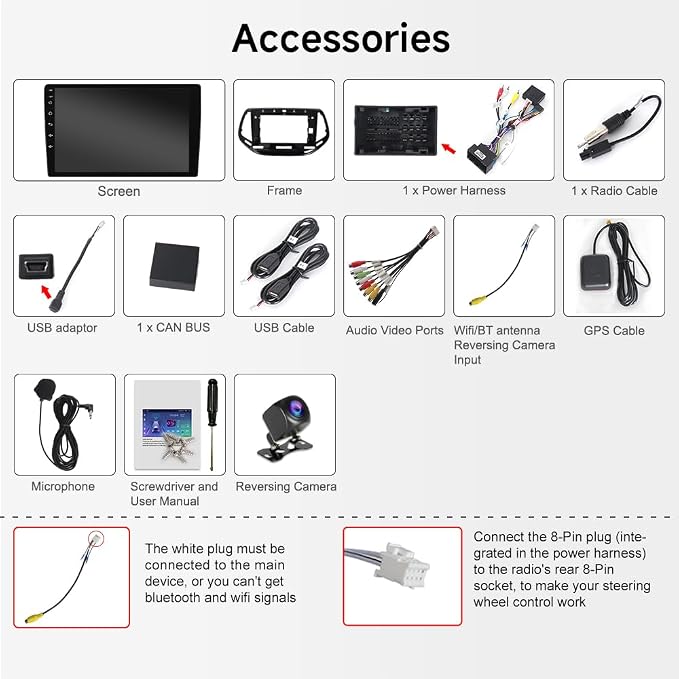 ASURE 4+64G Android 15 Car Stereo - Image 8