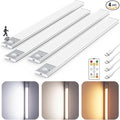16" Ultra-Thin Under Cabinet Lighting Wireless, Aluminum Alloy Under Counter by Skairipa