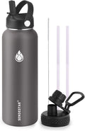 SENDESTAR Stainless Steel Water Bottle, Wide Mouth Water Bottle 40 oz by Sendestar