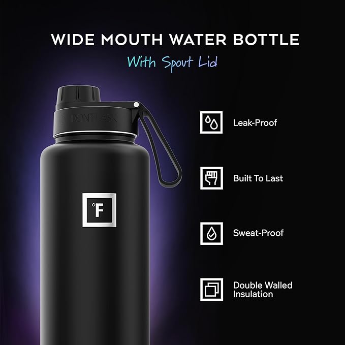 IRON °FLASK Camping & Hiking Hydration Flask - Image 2