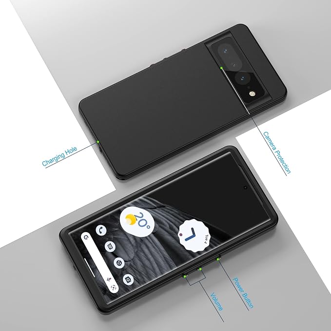 Lanhiem Pixel 7 Pro Case, IP68 Waterproof Dustproof Case - Image 6