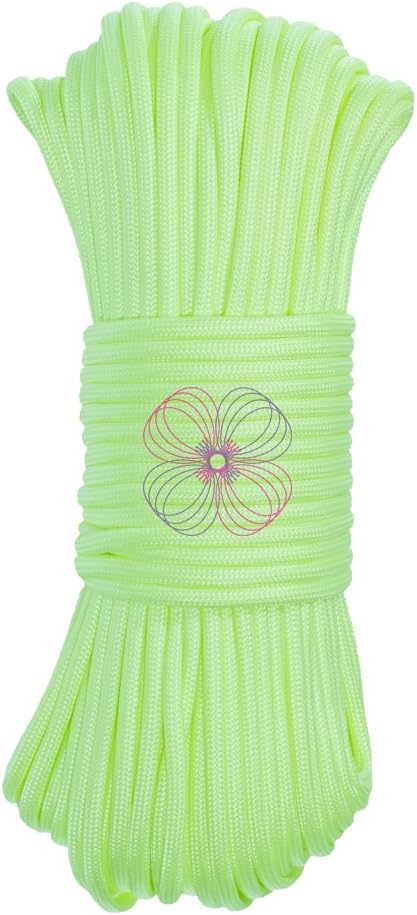 Craft County Glow in The Dark Zesty 21 Strand Luminous 550 Paracord – - Image 4