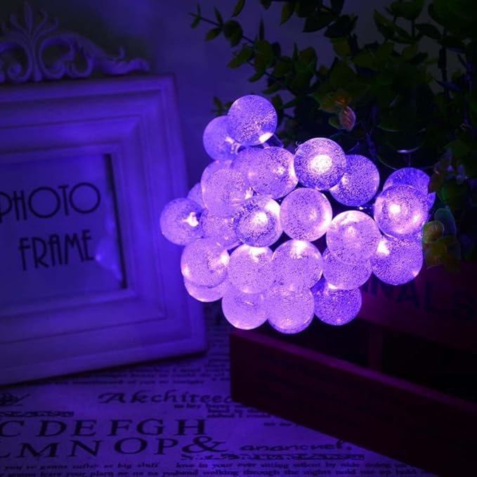 Toodour Solar String Lights Outdoor, 56ft 100 LED Globe String Light - Image 7