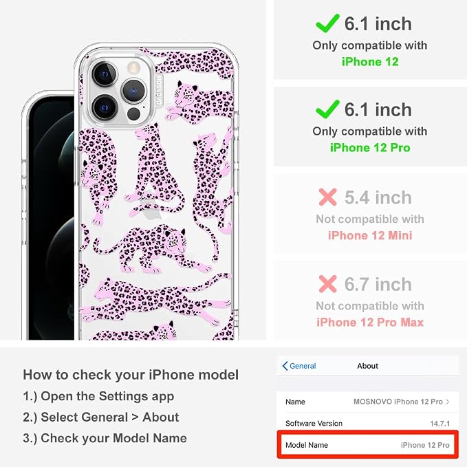 MOSNOVO Case for iPhone 12 & iPhone 12 Pro - Image 2