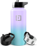 IRON °FLASK Camping & Hiking Hydration Flask - 32 oz Cotton Candy by IronFlask
