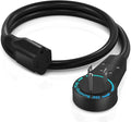 Maximm Cable 2 Feet 360° Rotating Flat Plug Extension Cord/Wire, 3 Prong by MaximmCable