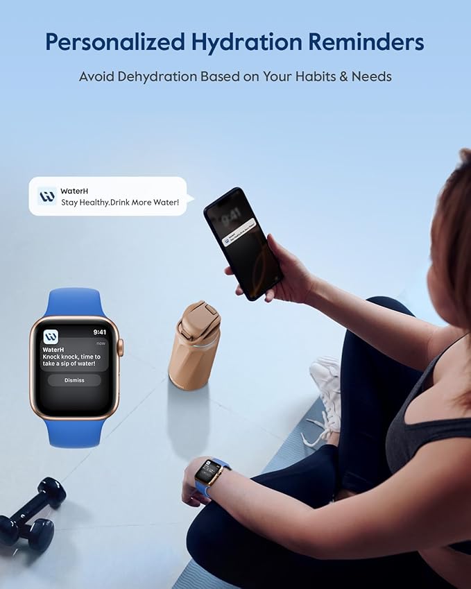 BOOST Smart Water Bottle with Reminder & Tracker, Double Wall Vacuum Insulated - Image 3
