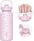 TOURIT 32 oz Insulated Water Bottle, Stainless Steel Sports Water Bottles by TOURIT