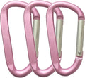LESHIRY Large Carabiners Keychain 3" Aluminum D Shape Premium Durable D-Ring by LESHIRY