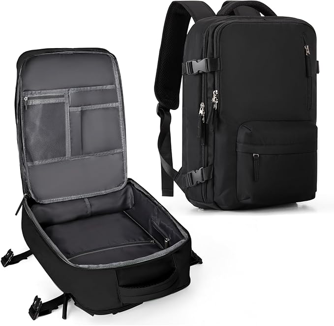 WONHOX Large Travel Backpack Carry on Flight Approved Laptop Work Business by WONHOX
