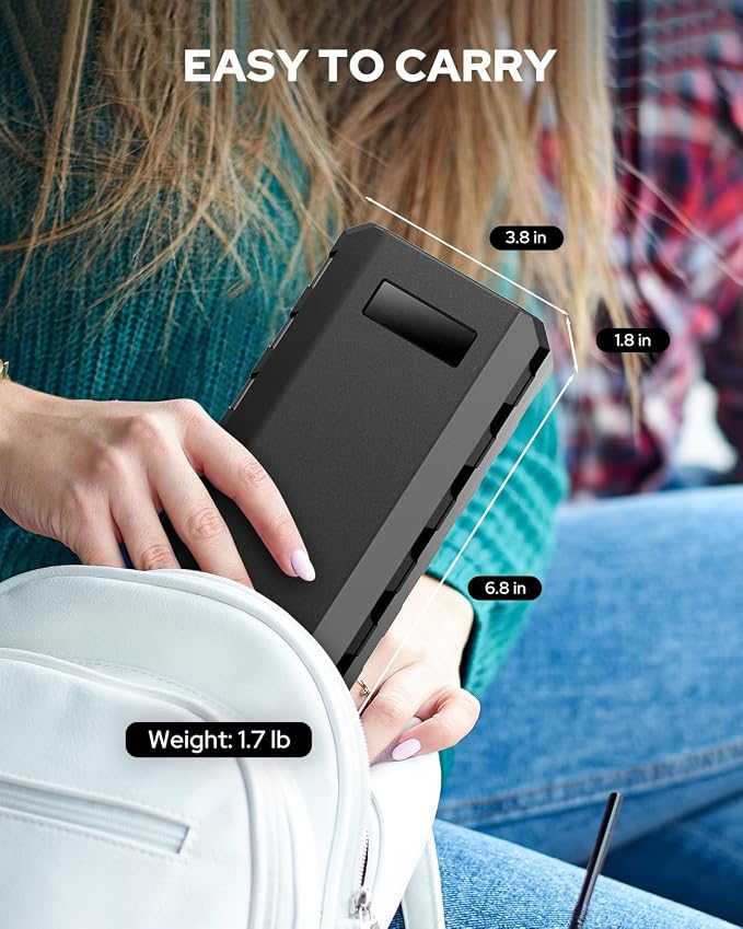 SinKeu Laptop Power Bank with AC Outlet, 65W Portable Laptop Charger with QC3.0 - Image 7