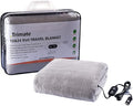 Electric Car Heating Blanket Plush 3 Heat Settings, Auto Shutoff, 55 X 40 by trimate