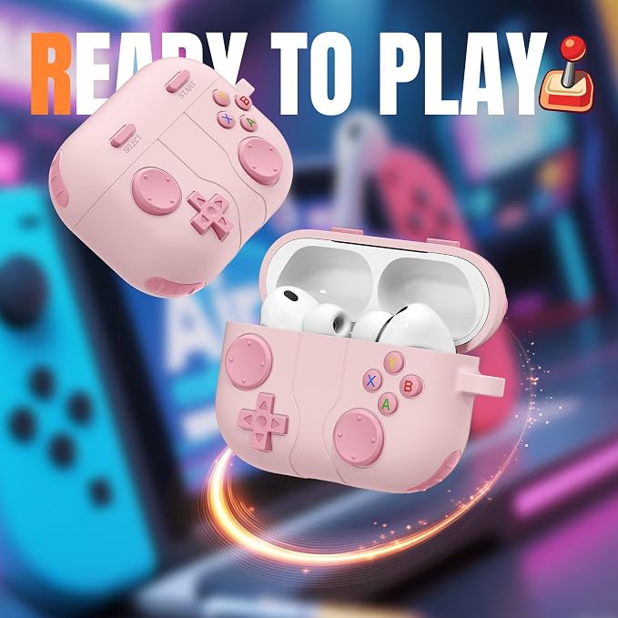 Game Case for AirPods Pro 3 Case 2025, Shockproof Silicone Cover for Apple - Image 6
