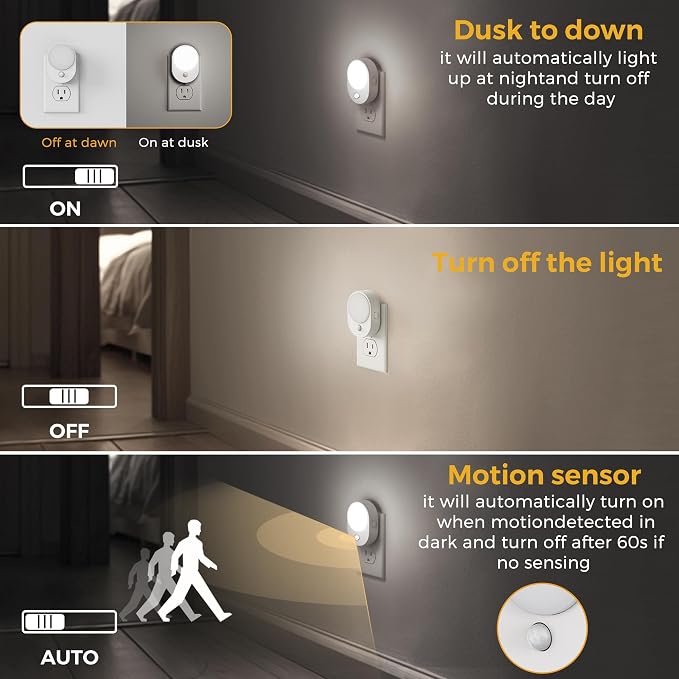 L LOHAS LED Plug in Night Light - Image 2