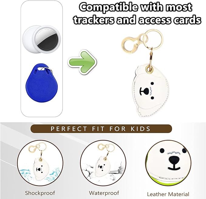Leather Keychain Holder Case Compatible - Image 3