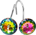 MitoVilla Christmas Shower Curtain Hooks Rings, Colorful Xmas Bling Shower Hooks by MitoVilla