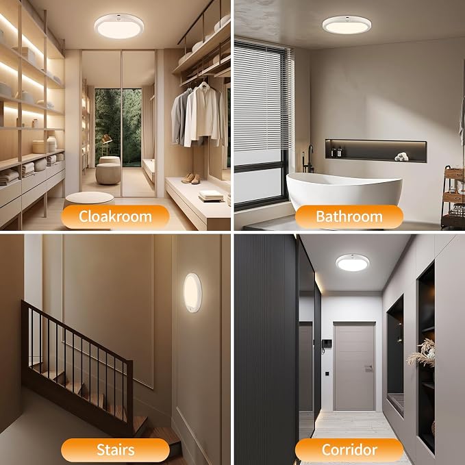 USB C Rechargeable Motion Sensor Ceiling Light 750LM - Image 8