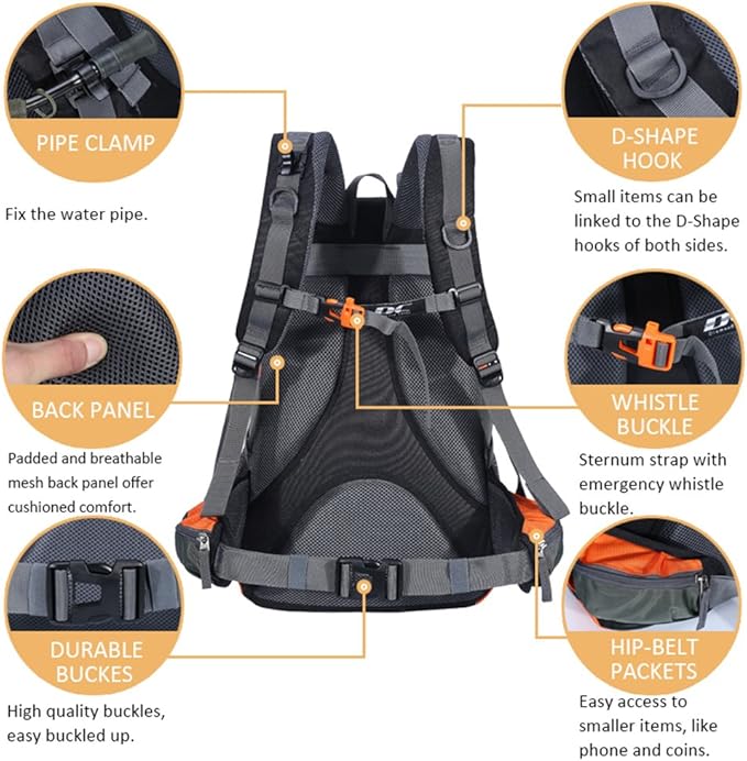 Diamond Candy Waterproof Hiking Backpack - Image 3