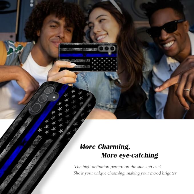 Compatible for Samsung Galaxy A15 5G Case, Dual Layer Heavy Duty 2 in 1 - Image 4