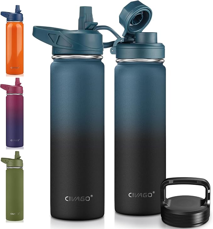 CIVAGO 22 oz Insulated Water Bottle by CIVAGO
