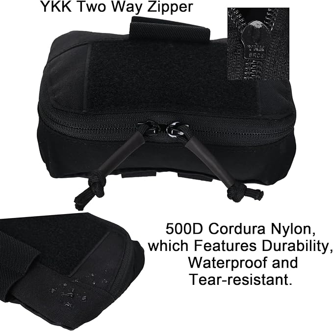 Tactical Molle Admin Pouch Chest Rig Small Molle Chest Pouch Utility MOLLE/Belt - Image 3