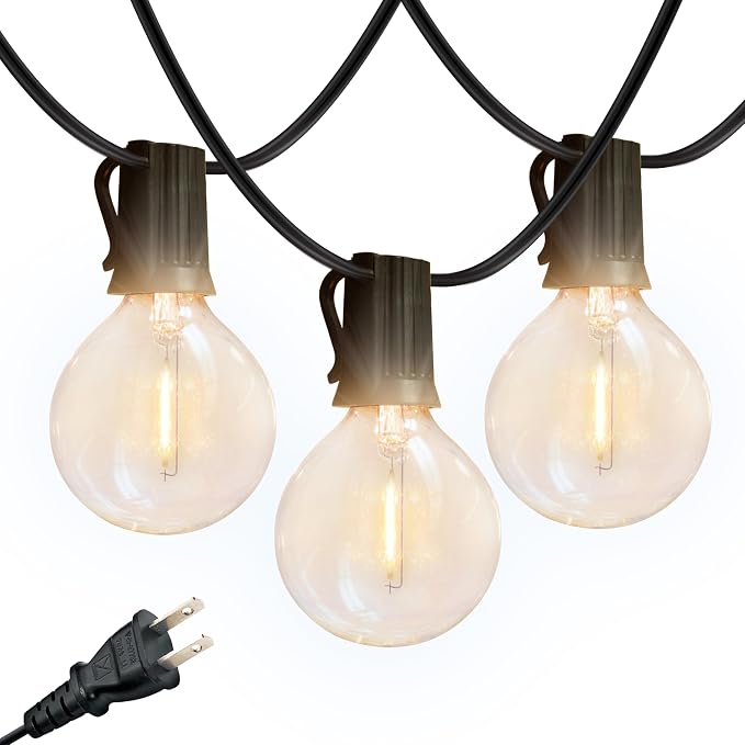 Brightech Ambience Pro LED String Lights - 26 Ft Patio Lights Outdoor by Brightech