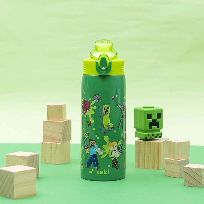 Zak Designs Minecraft Sage Kids Water Bottle - Image 3