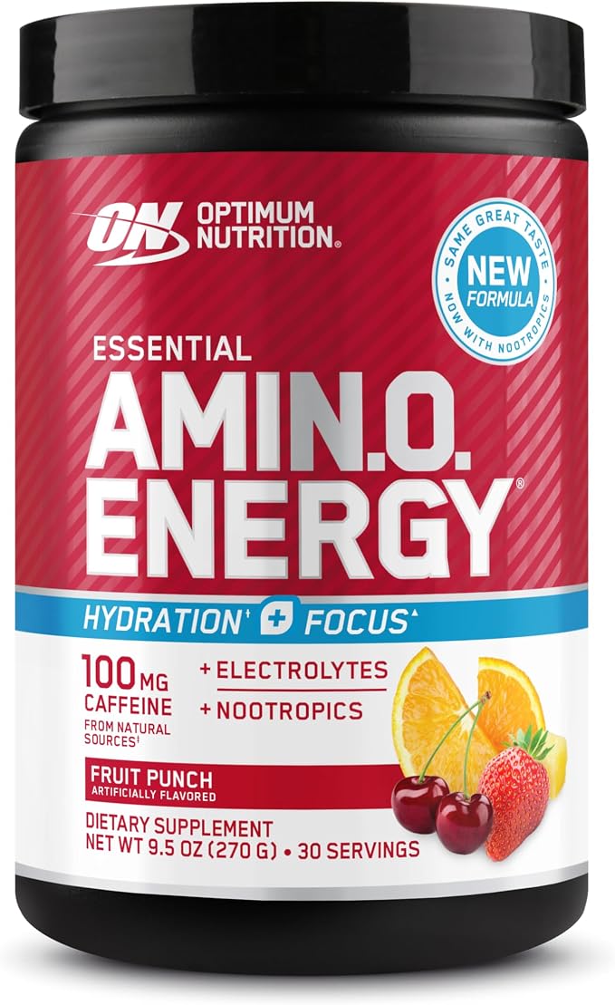 Optimum Nutrition Amino Energy Powder Plus Focus, by OPTIMUMNUTRITION