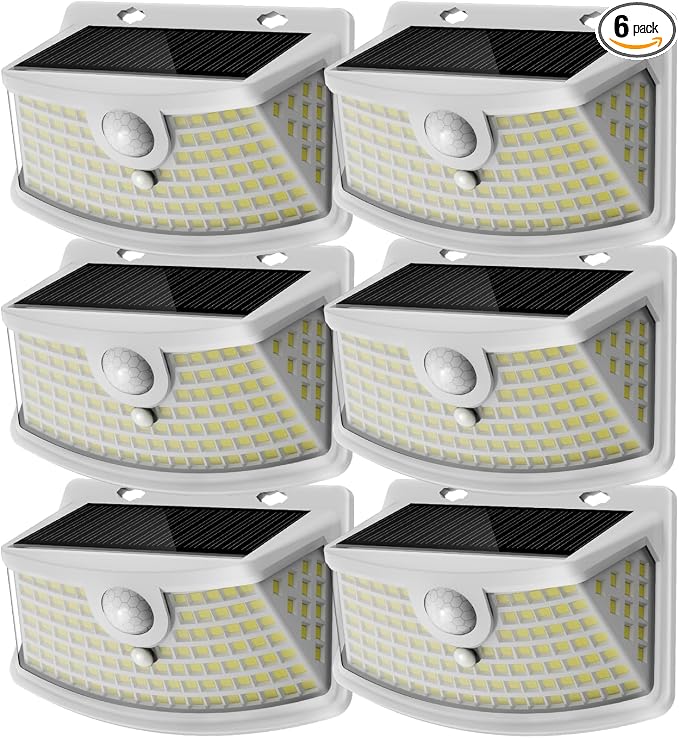 Aootek New Solar Motion Sensor Lights 120 LEDs by Lightupeveryconer