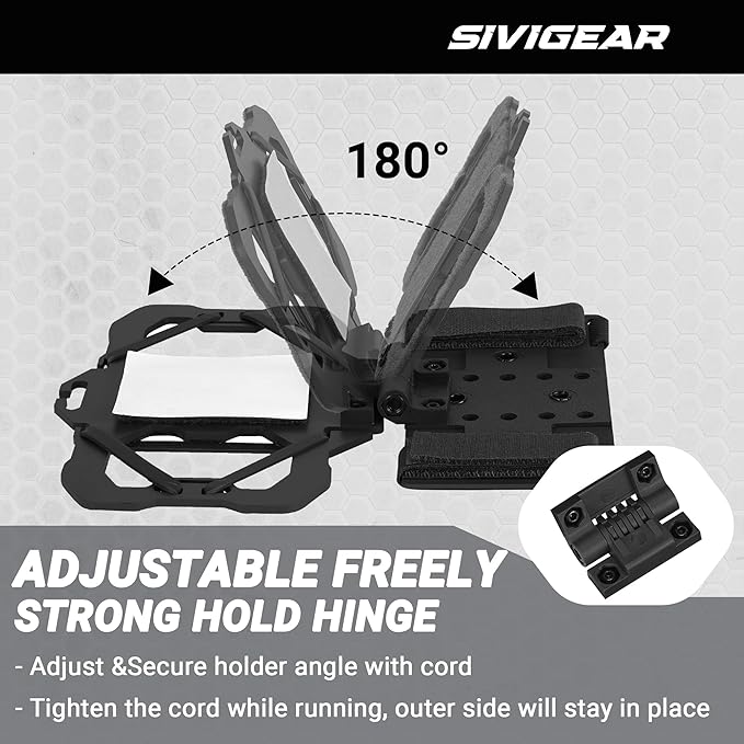 Tactical MOLLE Phone Holder for Plate Carrier Accessories - Image 3
