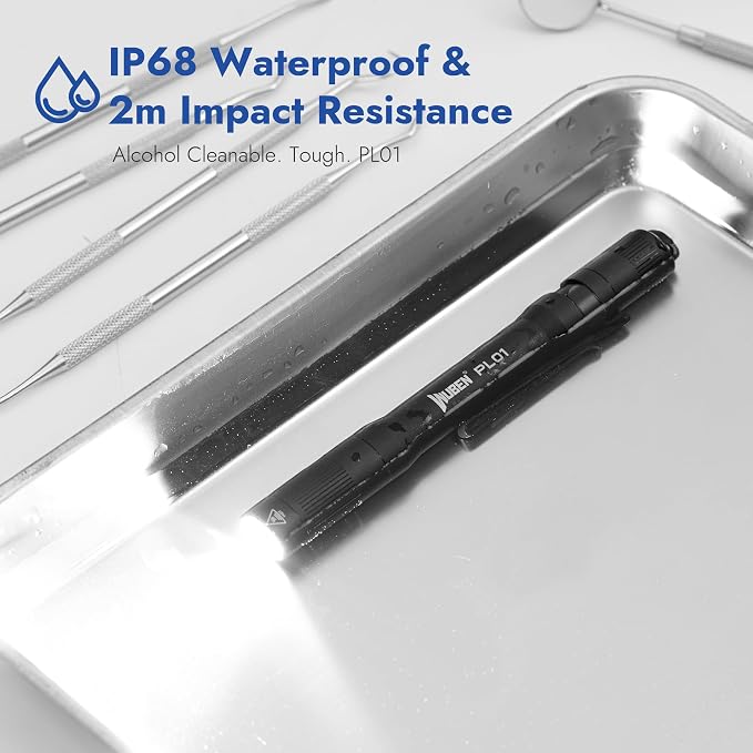 WUBEN PL01 Pen Light, 650 Lumens Pocket EDC Flashlight Rechargeable, Bright LED - Image 7