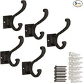 Claimed Corner Iron Scroll Coat Hooks by ClaimedCorner