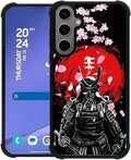 for Samsung Galaxy S24/S25 Plus Case, Sakura Japanese Samurai Pattern Graphic by FKBRCL4U