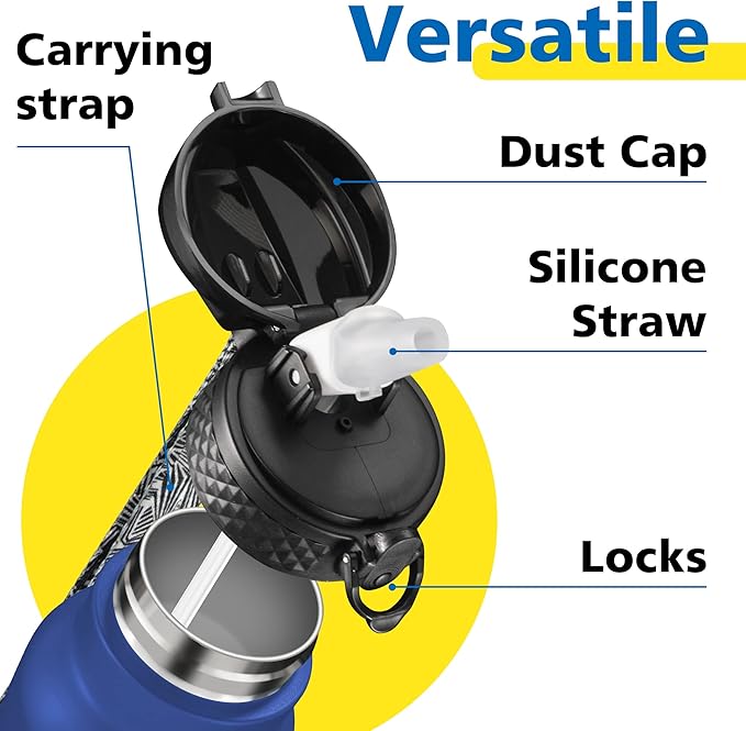 Han's Bottle Sports Water Bottle - 24 Oz - Image 3