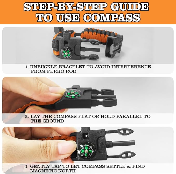 Paracord Survival Bracelet - Image 7