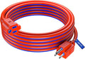 Maximm 25 Ft Blue and Orange Extension Cord, Heavy Duty 3-Prong Outdoor Power by MaximmCable