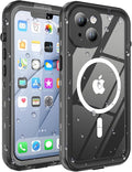 for iPhone 14 Case Waterproof, Full-Body Hard Case Built-in by Comboproof
