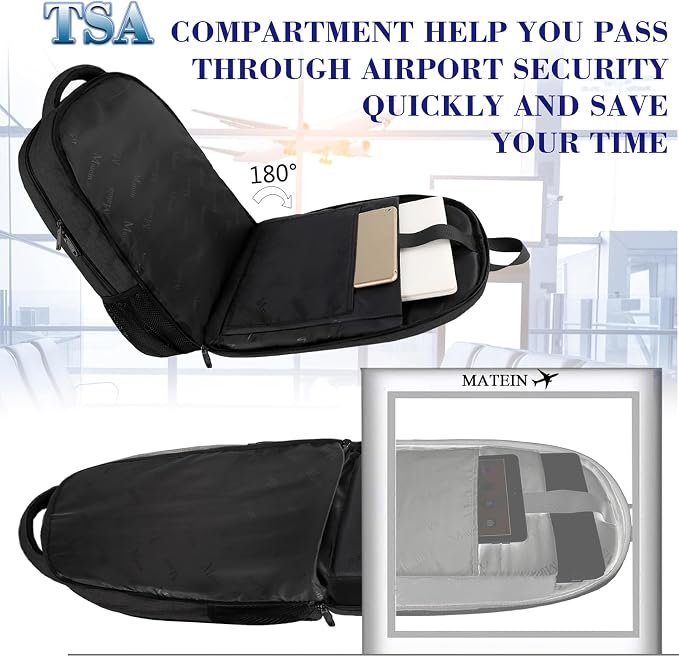 MATEIN Extra Large Backpack, 17 Inch Travel Laptop Backpack, Anti Theft TSA - Image 6